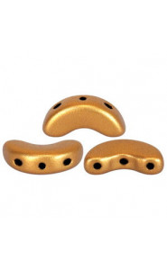 Les perles par Puca® Arcos beads Bronze gold mat 00030/01740